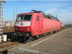 DB 120 class eletric at Karlsruehe Bahnhof